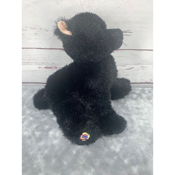 Webkinz Ganz Halloween Black Cat no code green eye - Picture 2 of 8